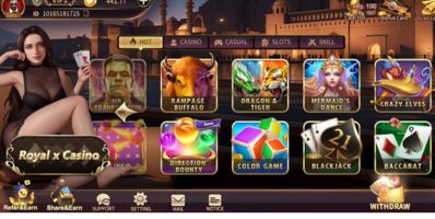 Royal X Casino GamePlay